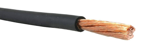 #4 Gauge AWG Black Welding Cable (20 Feet) W6985